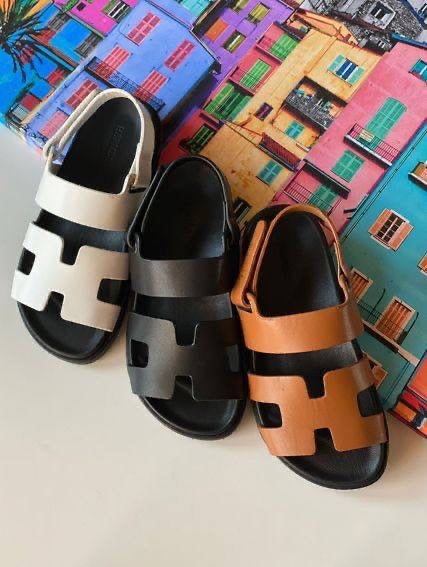 Hermès Croco Sandals