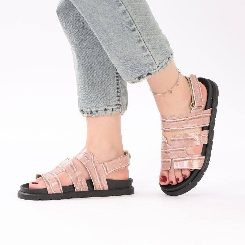 Hermès Croco Sandals