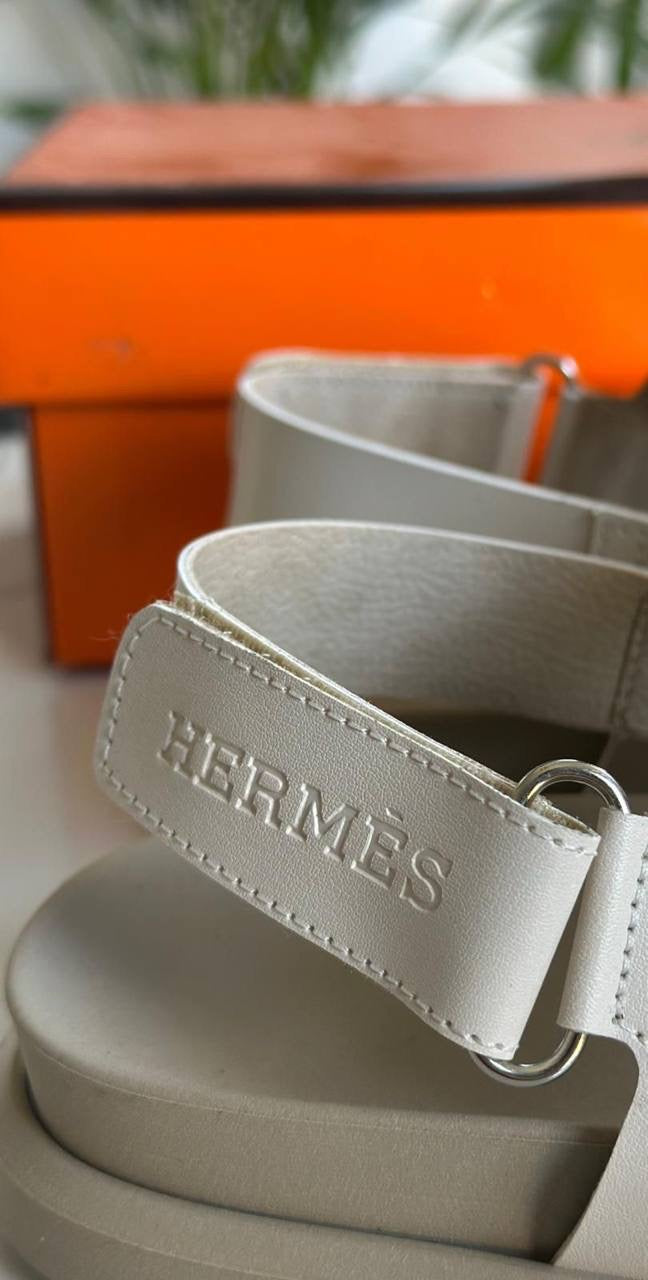 Hermès Croco Sandals