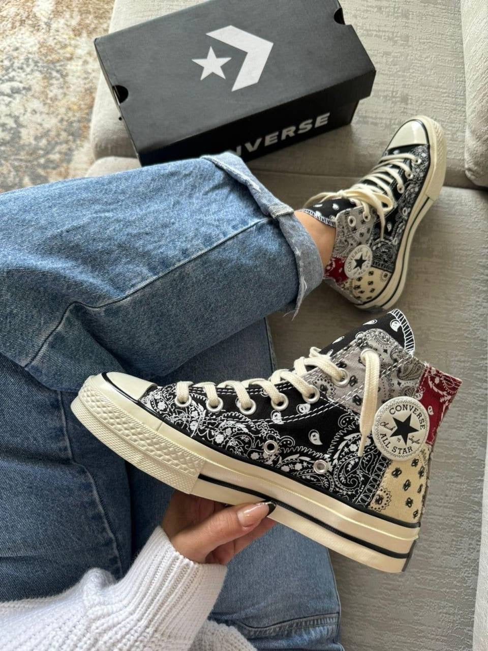 Converse Bandana Mix High Top