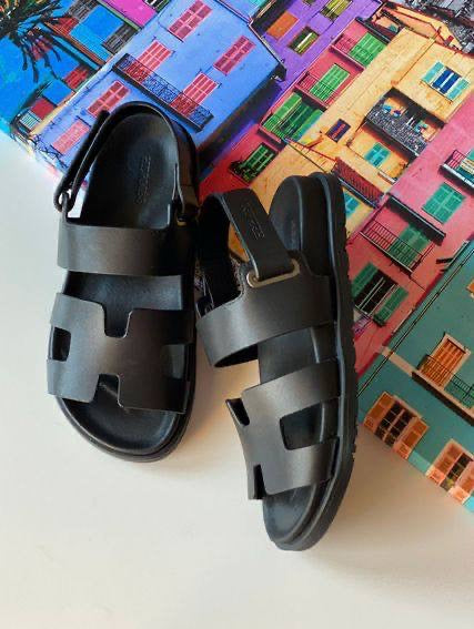 Hermès Croco Sandals