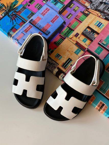 Hermès Croco Sandals